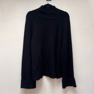 Reformation Black Turtleneck Sweater